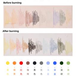 Cerâmica Underglaze Lápis Colorido Encaixotado, DIY Cerâmica Esmalte Pintado à Mão, Ferramentas para Colorir e Pintura Giz, 10 Cores por Conjunto - Image 5