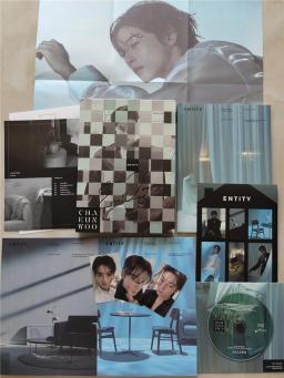 ASTRO Cha EunWoo 1 ° mini álbum autografado, Entombook, Photocard, K-POP, versão aleatória - Image 1