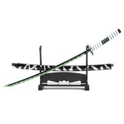 Demon Slayer Cosplay Espada de Metal, Espadas Katana reais, adereços prontos para a batalha, Arma Anime, Sem Borda, Decoração do quarto, 1 - Image 6