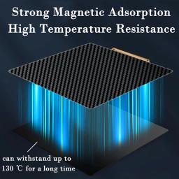 Double Side PEI PET Build Plate, Atualização Carbon Fiber PEI Folha, Peças Hotbed para Flyingbear Ghost 5, - Image 6