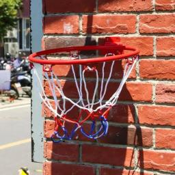 Pequeno aro de basquete para crianças, aro com parafusos, Goal Net montado, prática de tiro indoor e outdoor - Image 3