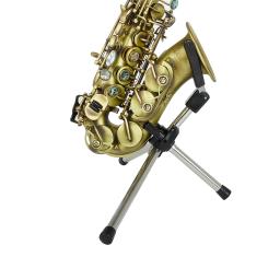 SLADE-Suporte Saxofone Portátil, Suporte Sax Dobrável com Saco de Transporte, Aço Inoxidável, Pés de Borracha, Anti-Falling, Sax Bracket - Image 1