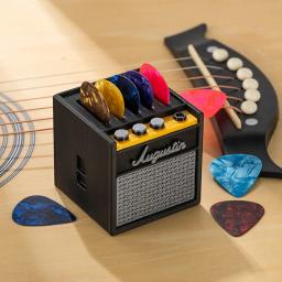 Suporte portátil da picareta da guitarra, Plectrum impresso 3D, Caixa De Armazenamento Com Slot Pick, Guitarra Capo, Sintonizador, Cordas, Estojo De Armazenamento - Image 1
