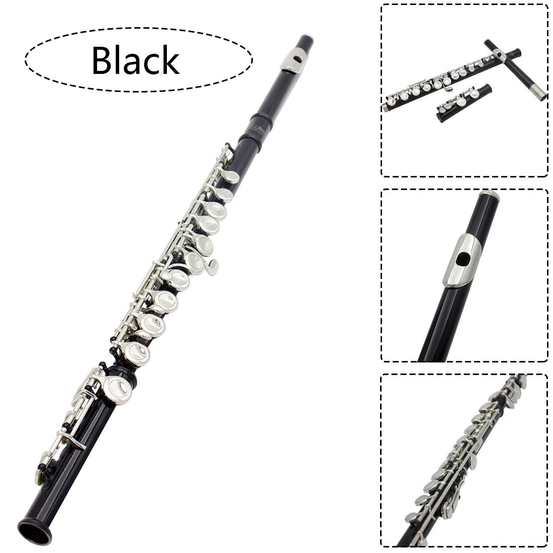 SLADE-C Flauta chave para iniciantes, 16 furos fechados, furos abertos, instrumento de sopro, flauta profissional com tecla E, flauta de concerto - Image 1