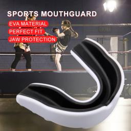 Kids Boxing Gum Shield com Estojo de Armazenamento, Proteção Dentes, EVA Sports Mouth Guard, Duplo Colorido para Lacrosse Rugby Taekwondo - Image 5