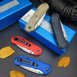 Sobrevivência ao ar livre faca dobrável com Nylon Fiber Handle, facas de bolso, caça e Camping Jackknife, BM, Mini 565 EDC, 8 cores - Image 5