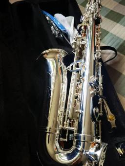 Saxofone Alto profissional prateando, E-Flat, bronze, sopro, instrumento musical, acessórios, japão, YAS-62S, novo estilo - Image 6