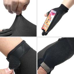 Luvas de pesca anti-derrapante respirável dois dedos corte esporte ciclismo pesca luvas de moda masculina equipamentos esportivos - Image 6