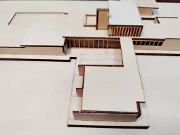 Pré-fabricados Material De Construção Miniatura, Kits De Construção De Madeira, Modelo De Montagem De Maquete Em Miniatura, Casa DIY, Escala 1:200 - Image 3