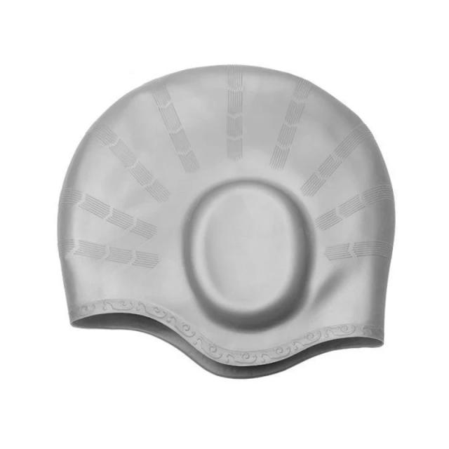 Touca de natação impermeável de silicone com alta elasticidade e proteção para as orelhas, ideal para conforto e durabilidade durante mergulhos