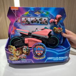 100% original Paw Patrol Mighty Movie Liberty & Poms JR. Patrollers Rescue Figuras Action Figure Aniversário Presente de Natal - Image 6