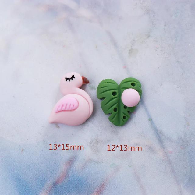 Conjuntos de anéis de resina artesanal kawaii com animais de desenhos animados para meninas - Decore seu cabelo e telefone com enfeites únicos e divertidos!
