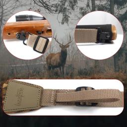 Tático 2 ponto arma estilingue caça alça de ombro com giros neoprene estilingue ajustável para espingarda rifle acessórios ao ar livre - Image 5