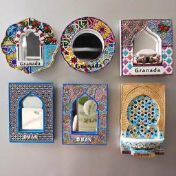 Adesivos magnéticos para decoração Home, Ímã do refrigerador, Idéias de presentes, Idéias de presentes, Mesquita Decoração, Estilo islâmico, - Image 1