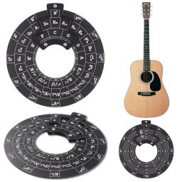 Círculo de Fifths Guitarra Chord Roda, Ferramenta De Melodia De Madeira, Instrumentos Musicais e Acessórios para Músicos - Image 1