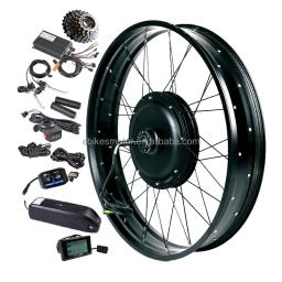 Venda quente em enduro bicicleta 48v pneu gordo kit de conversão bicicleta elétrica motor do cubo dianteiro com 26 "motores acessórios da bicicleta elétrica - Image 2