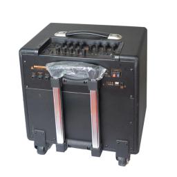 Amplificador sem fio portátil do tubo da guitarra, sistema de som digital, orador ativo, bateria, 10 ", 50W - Image 3
