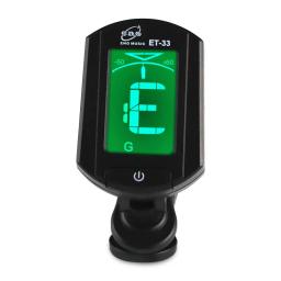 Digital Clip-on Guitar Tuner, eletrônico, calibração, baixo, cavaquinho, violino, bandolim, acústica - Image 4