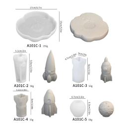 Molde silicone para artesanato, decorações astronauta, obras arte exclusivas, lua, molde silicone para - Image 6