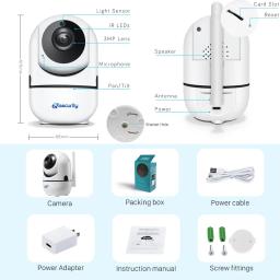 Câmera de Vigilância Interna para Bebê e Pet, 1080P, Full HD, WiFi, Pan Tilt, IP, Segurança Doméstica, Rastreamento Automático, Detecção de Movimento, iCSee - Image 6
