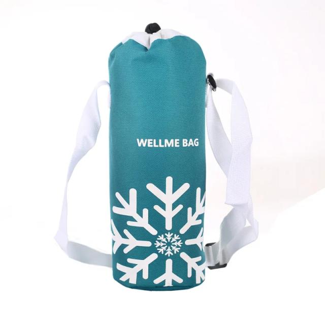 Garrafa de Água Portátil Isolada DINYAO de 1,5L para Camping com Manga Térmica em Oxford