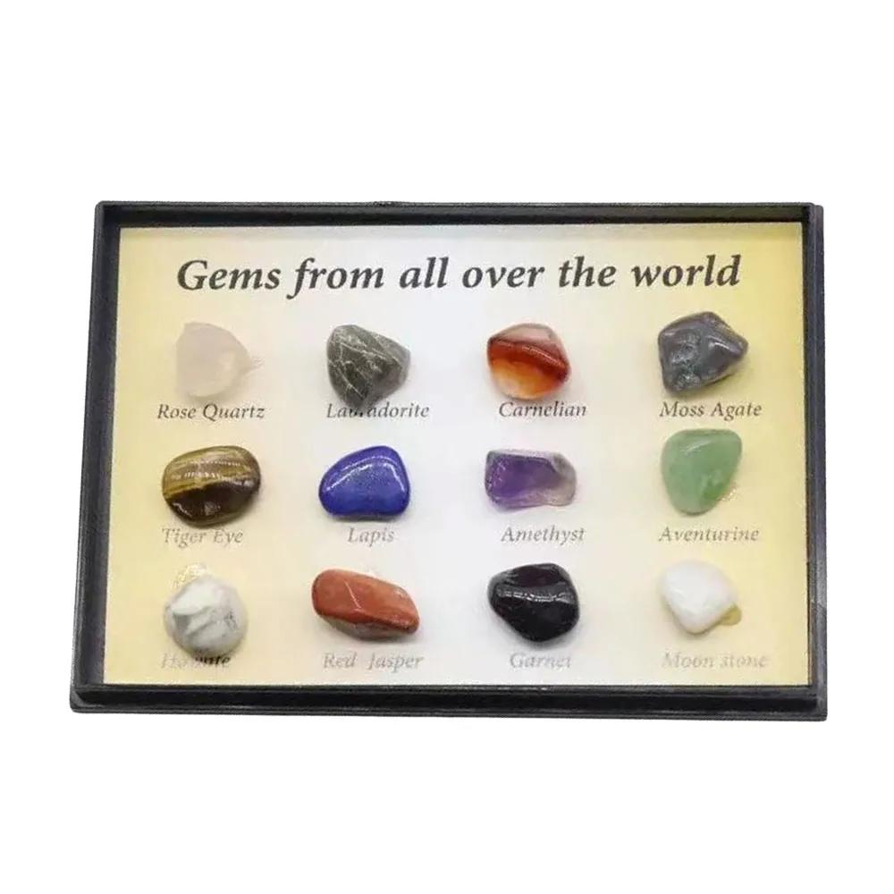 Artesanato, Pedra Caída, Espécimes de Rocha Mineral, Caixa de Coleção, Decoração do Lar, Pesquisa para Crianças, Presentes Ensino - Image 1