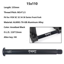 Hippe garfo de bicicleta através do eixo mtb garfo dianteiro 15x100 15x110 boost através do eixo ultra leve para fox sc 32 34 36 série garfo dianteiro - Image 4