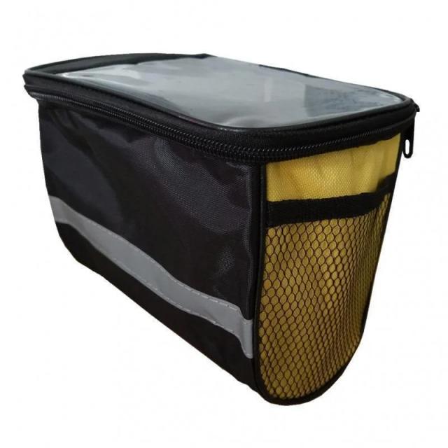 Saco Portátil para Guiador Dianteiro de Bicicleta - Acessórios Ideais para Ciclismo ao Ar Livre