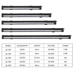 LED Aquarium Light para Fish Tank, luz submersível, bolha de ar aquático, lâmpada de oxigênio, frete grátis, 12-46cm, 5050 RGB, EU, EU Plug - Image 5