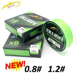 Seabass pesca em 150m x8 linhas pe trançadas para barco jigging fiação linha de carretel de baixo perfil rosa azul verde linha de pesca - Image 6