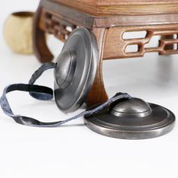 Tibetano Tingsha Pratos com Saco De Pano, Meditação Chime Sinos, Instrumento De Percussão, 1 Par - Image 5