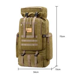 Mochila multifuncional para caminhadas, 80l, escalada, atividades ao ar livre, sacos de armazenamento, confortável, resistente ao desgaste, para acampamento e turismo - Image 6
