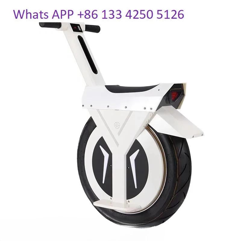 Veículo elétrico de roda única, carro de equilíbrio, monociclo adulto, scooter avançado, off-road, alta velocidade, freio de assento grande - Image 1