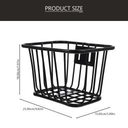 Cesta guidão para crianças, 1pc, destacável, ferro, para mtb, bicicleta de estrada, bicicleta, caixa de armazenamento frontal, scooter, acessórios de ciclismo, peças - Image 2