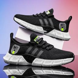 Tênis de corrida antiderrapante masculino, tênis de corrida leve e suave, casual para esportes ao ar livre, resistente ao desgaste de caminhada, escolha - Image 3