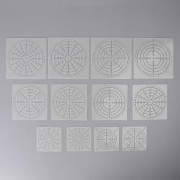 Reutilizável Mylar Mandala Dotting Pintura Stencils, Ferramentas para Artesanato, Móveis, Madeira, Lona, Rochas, Tecido, Wall Art, DIY, 12Pcs - Image 6