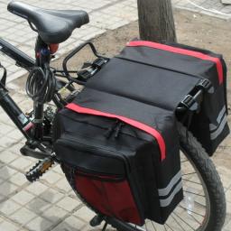 Duplo Side Track Traseiro Da Bicicleta Tronco Bag, Cauda Assento Pannier Pack, Bagageira, PVC, Mountain Road Bicicleta, Ciclismo - Image 2