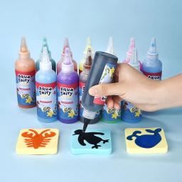Artesanal diy artesanato pintura adesivos montessori educação origami magia água elfos kit conjunto de brinquedos crianças presente crianças artesanato natal - Image 2