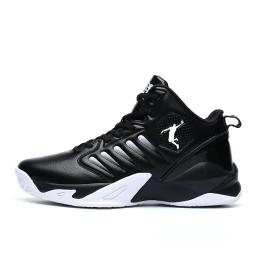 Marca de couro masculino tênis confortável basquete antiderrapante sapatos leves cesta de treinamento masculino botas de basquete à prova dwaterproof água - Image 2