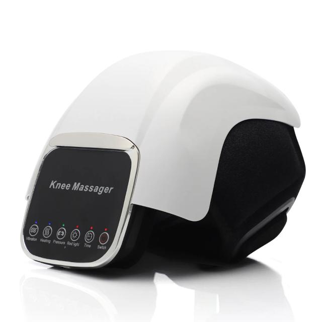 Massageador Elétrico para Joelhos com Compressão de Ar, Vibração Aquecida e Luz Infravermelha - Brace para Massagem das Juntas das Pernas com Compressa Quente