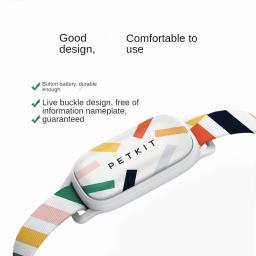 Xiaomi petkit ajuste 3 inteligente pet atividade & monitor de dormir bluetooth controle remoto à prova dwaterproof água coleiras gato do cão tag trabalho com app - Image 3