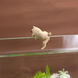 Estatuetas aquário decorações enfeites animais filhote cachorro pequeno para decoração tanques peixes - Image 5