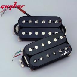 GUYKER Captadores Humbucker para Guitarra Elétrica Conjunto de Captador de Ponte de Guitarra de Bobina Dupla e Captadores de Pescoço - Preto - Image 3