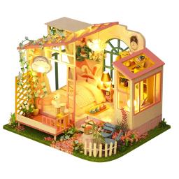 Kit De Casa De Boneca Em Miniatura De Madeira, Montagem De Casa Pequena, Modelo De Construção, 3D Puzzle Brinquedos, Decoração De Quarto De Casa - Image 1