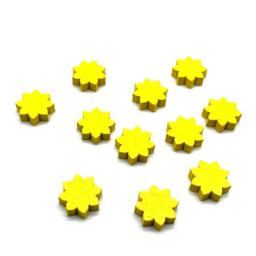10 pçs/set Mini Marca de Cor de Madeira DIY Adereços de Jogo Acessórios de Jogo de Tabuleiro de Xadrez de Madeira - Image 3