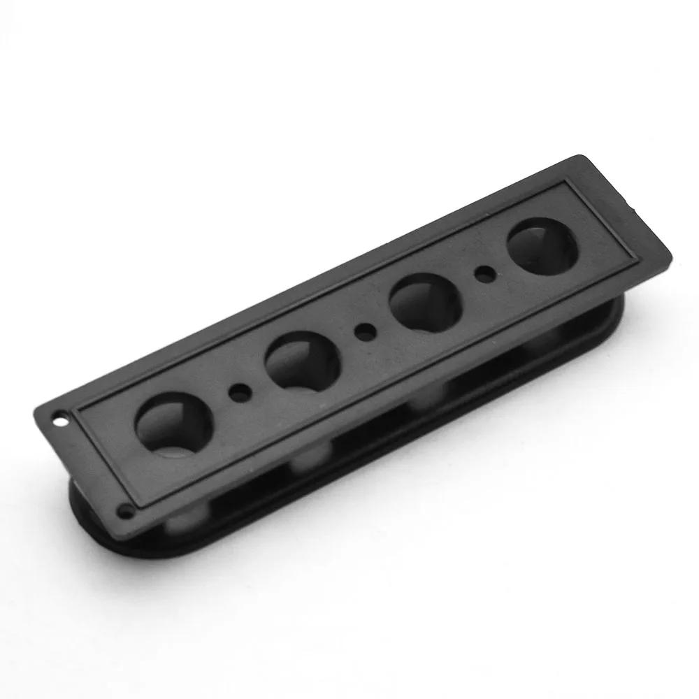 Guitarra elétrica humbucker Pickup Cover, 4/5/6 cordas, 4/5/6 cordas, estojo de plástico, acessório violino, 2 peças - Image 1