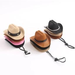 Chapéu de cowboy ajustável para animais de estimação, traje top, headwear gato, tampas de sol, suprimentos para cães pequenos e médios - Image 5