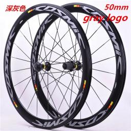 Conjunto de rodas de freio de bicicleta de estrada 700c 30/40/50mm rodas de estrada cósmicas compatíveis para roda de freio a disco Shimano Compaglono Sram - Image 3