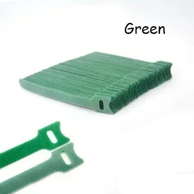 Prendedor de gancho e laço de nylon de 15cm, autoadesivo, pode ser reutilizado, fita de fixação de fivela de anel de gancho em t para fita de gerenciamento de cabos, faça você mesmo - Image 1