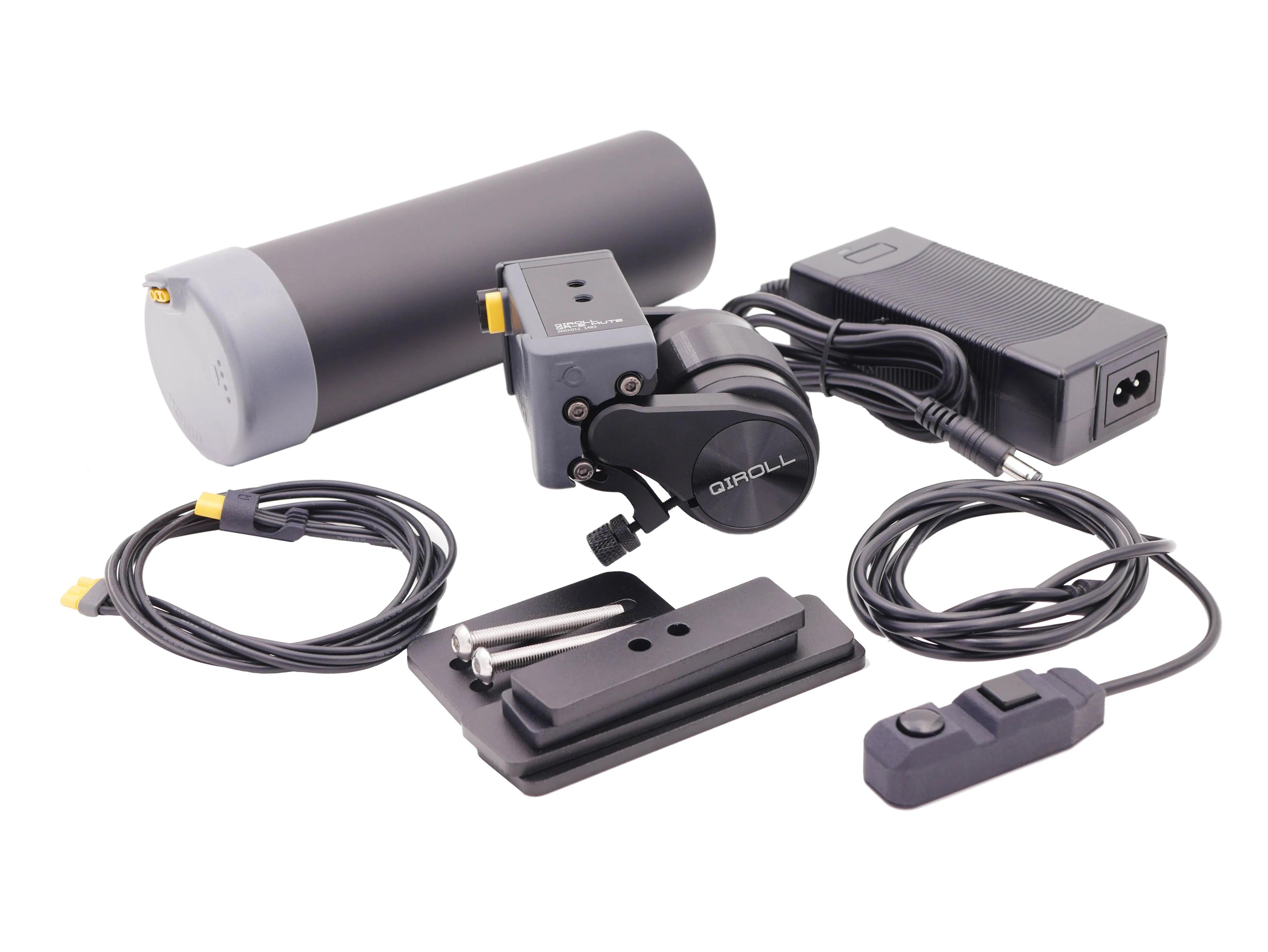 Kit de conversão para bicicleta elétrica E-BIKE QiROLL Unidade de fricção QR-E MUTE Plus B70/B60 Bateria - Image 1